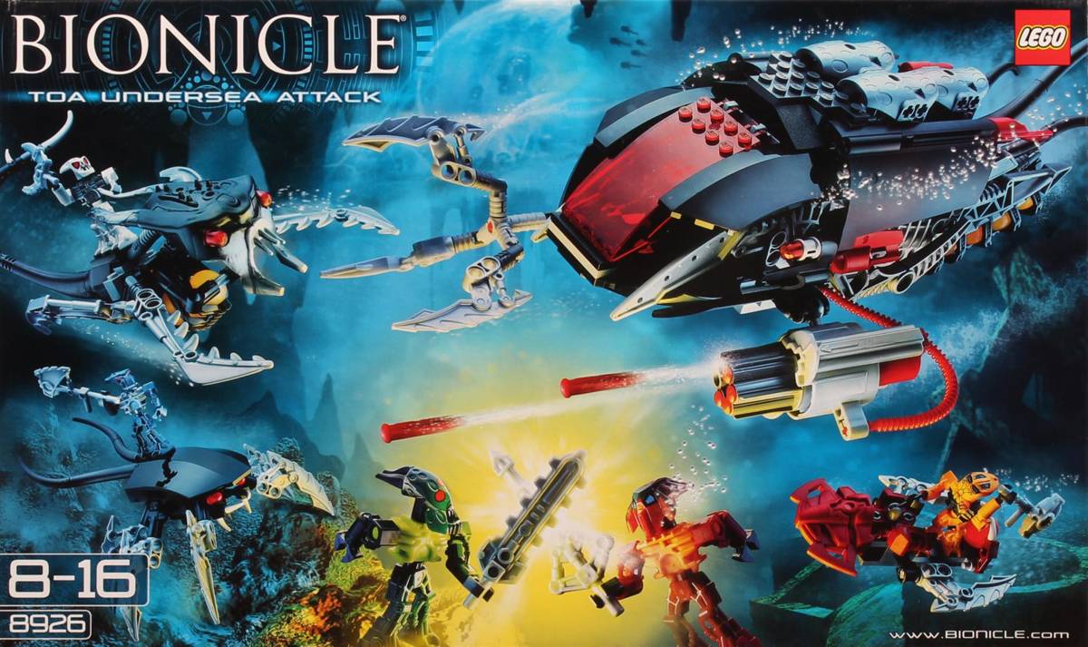 LEGO BIONICLE Toa Undersea Attack • Set 8926 • SetDB