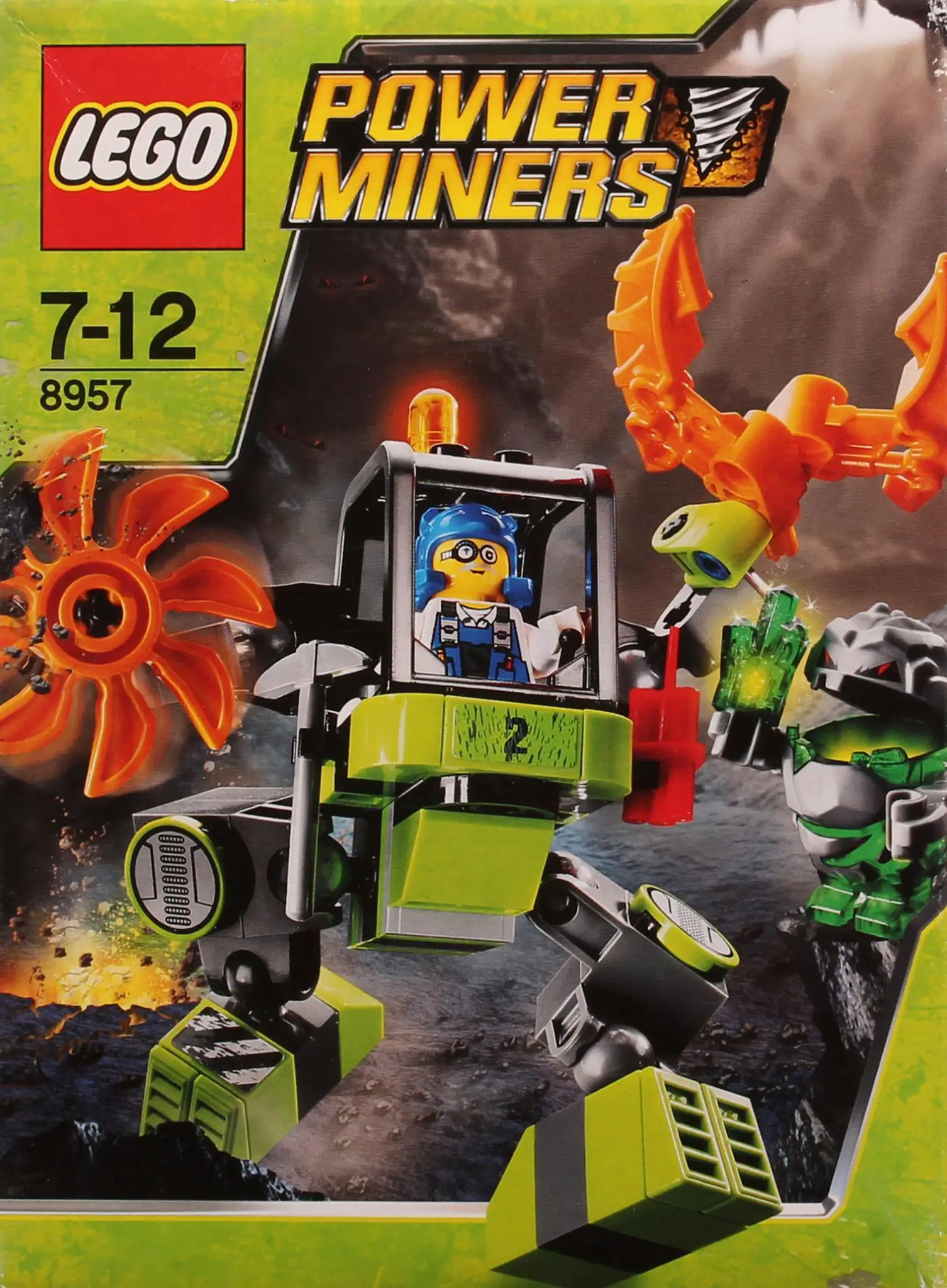 LEGO Power Miners Mine Mech • Set 8957 • SetDB LEGO Power Miners Mine Mech • Set 8957 • SetDB
