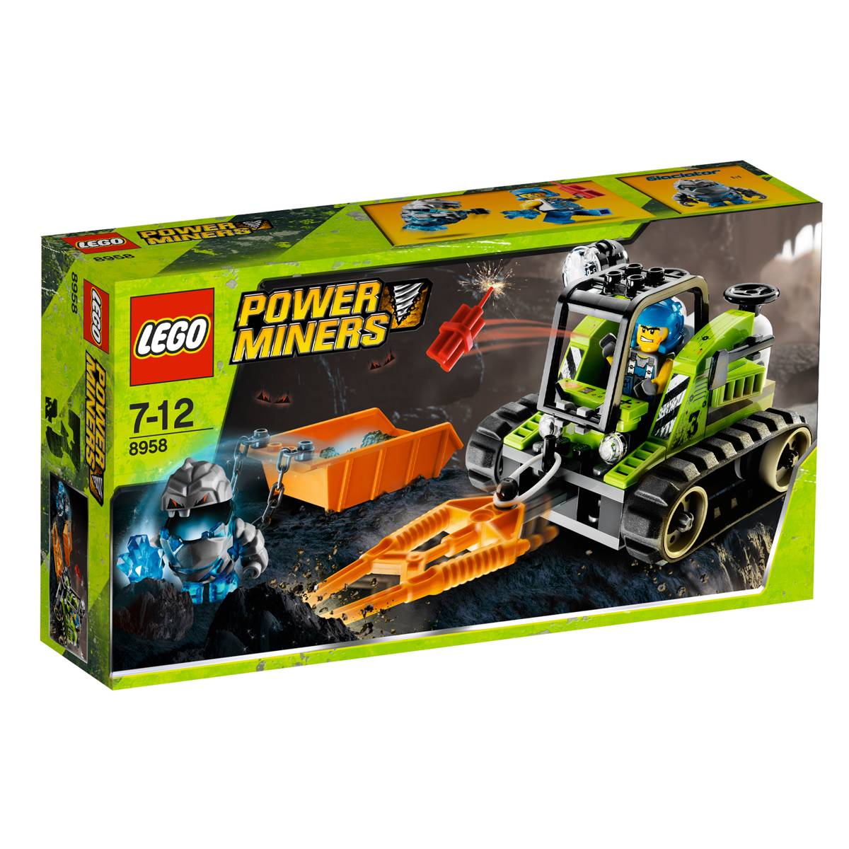 LEGO Power Miners Granite Grinder • Set 8958 • SetDB
