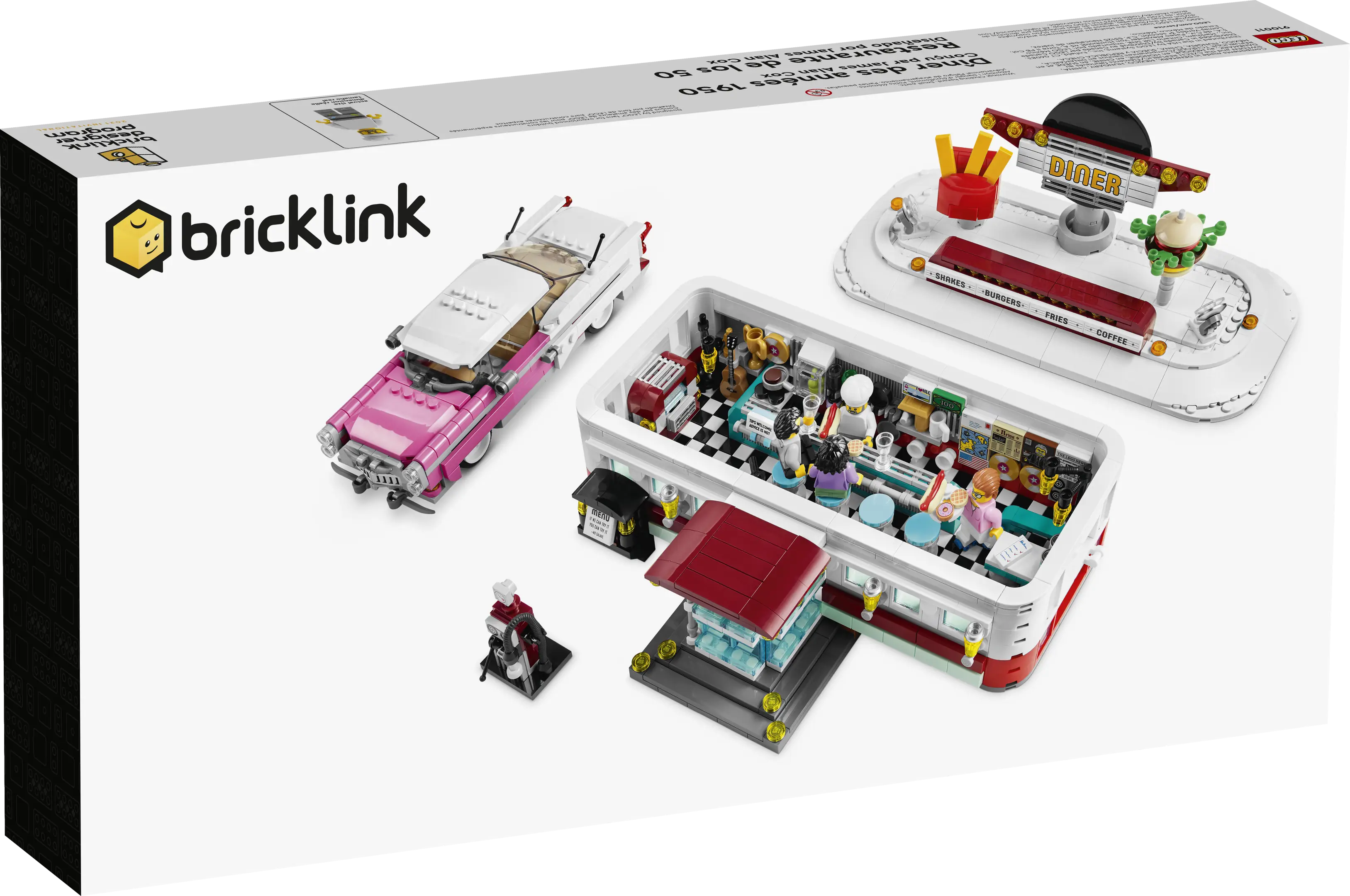 LEGO BDP 1950s Diner • Set 910011 • SetDB • Merlins Bricks