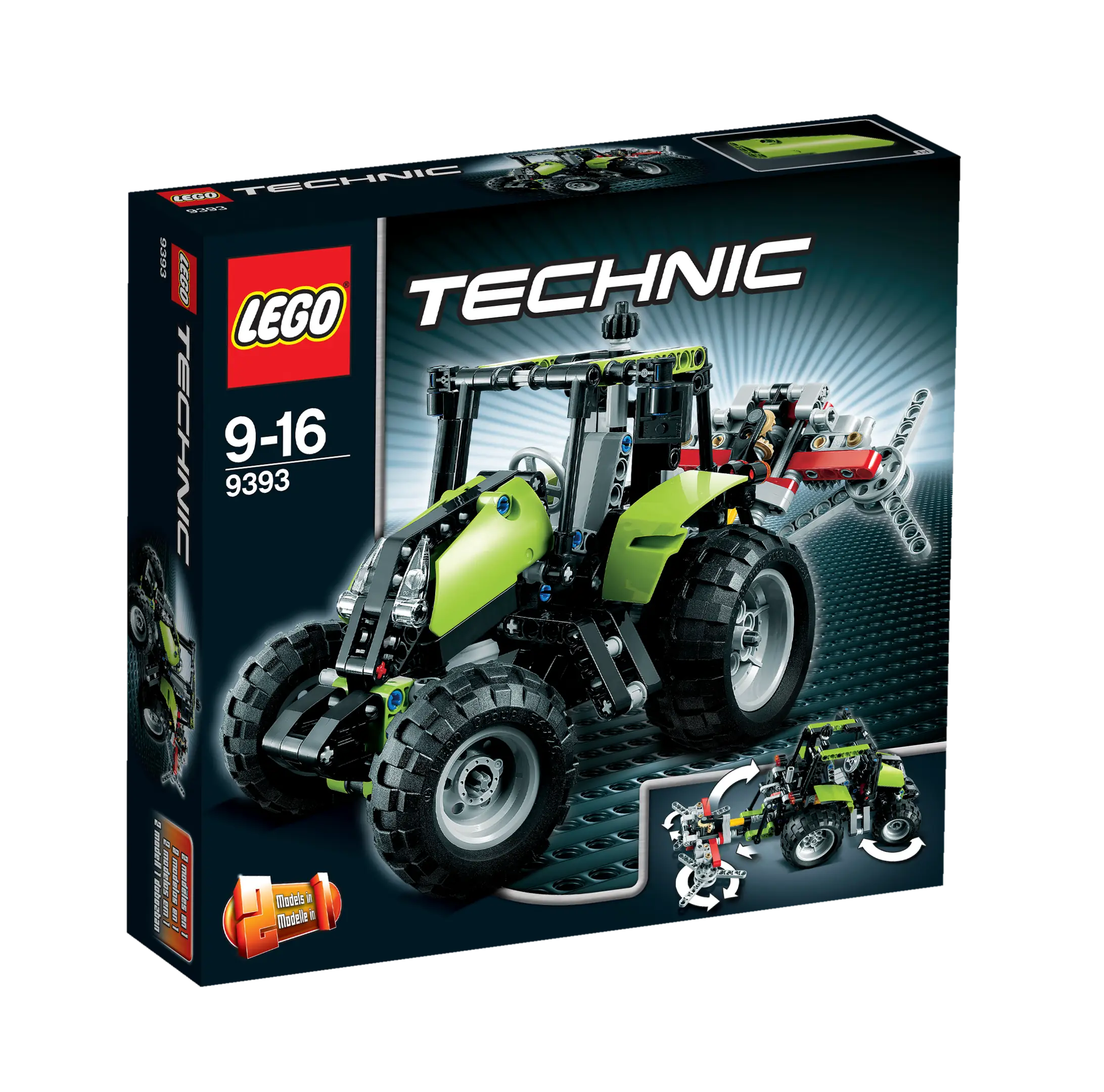LEGO Technic Tractor • Set 9393 • SetDB • Merlins Bricks