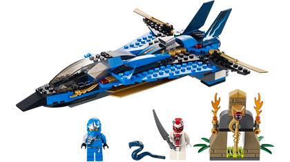 LEGO NINJAGO Jay's Storm Fighter • Set 9442 • SetDB
