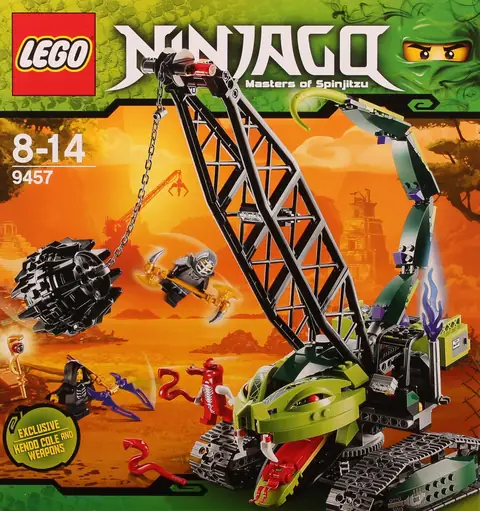 LEGO NINJAGO Fangpyre Wrecking Ball • Set 9457 • SetDB