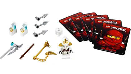 LEGO NINJAGO Zane ZX Shoulder Armor • Minifig njo0031