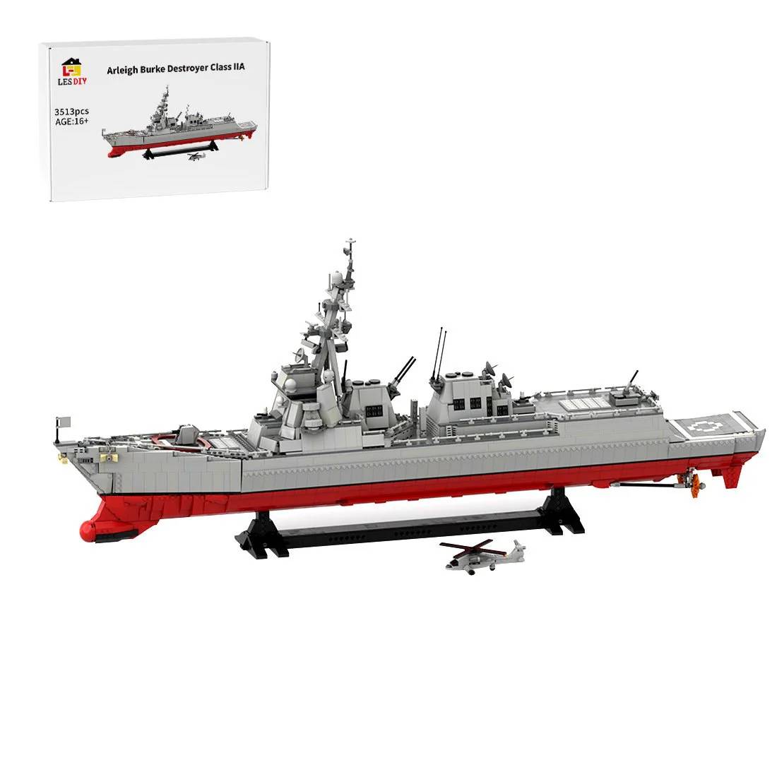 Buke Class Iia LesDiy Arleigh Burke Destroyer Class IIA • Set 3445686
