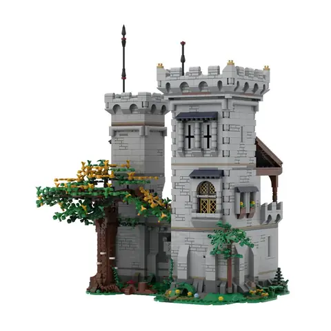 LesDiy White Dragons Castle • Set 3660294 • SetDB