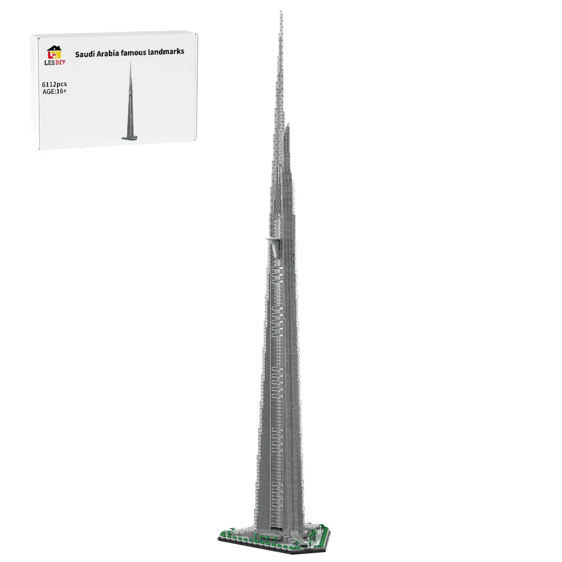 LesDiy Jeddah Tower • Set 3697091 • SetDB • Merlins Bricks