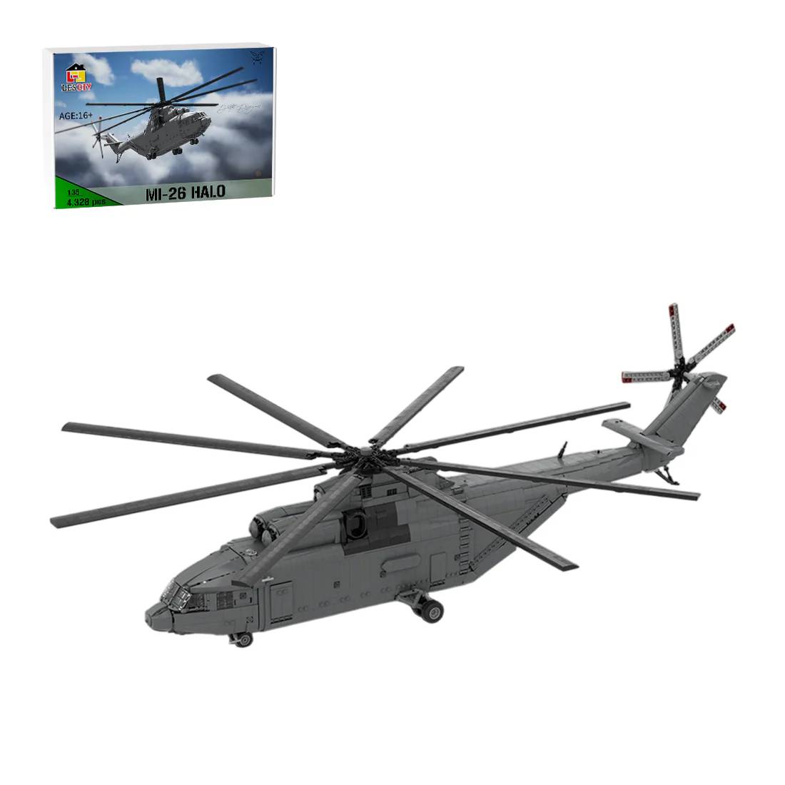 LesDiy Mil MI-26 Cargo Helicopter • Set 3717322 • SetDB