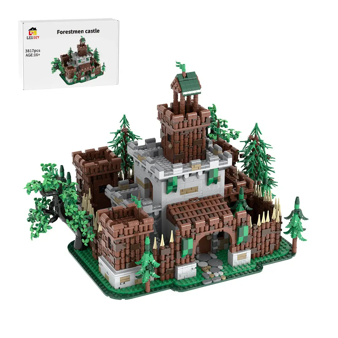 LesDiy Forestmen's castle • Set 3724449 • SetDB