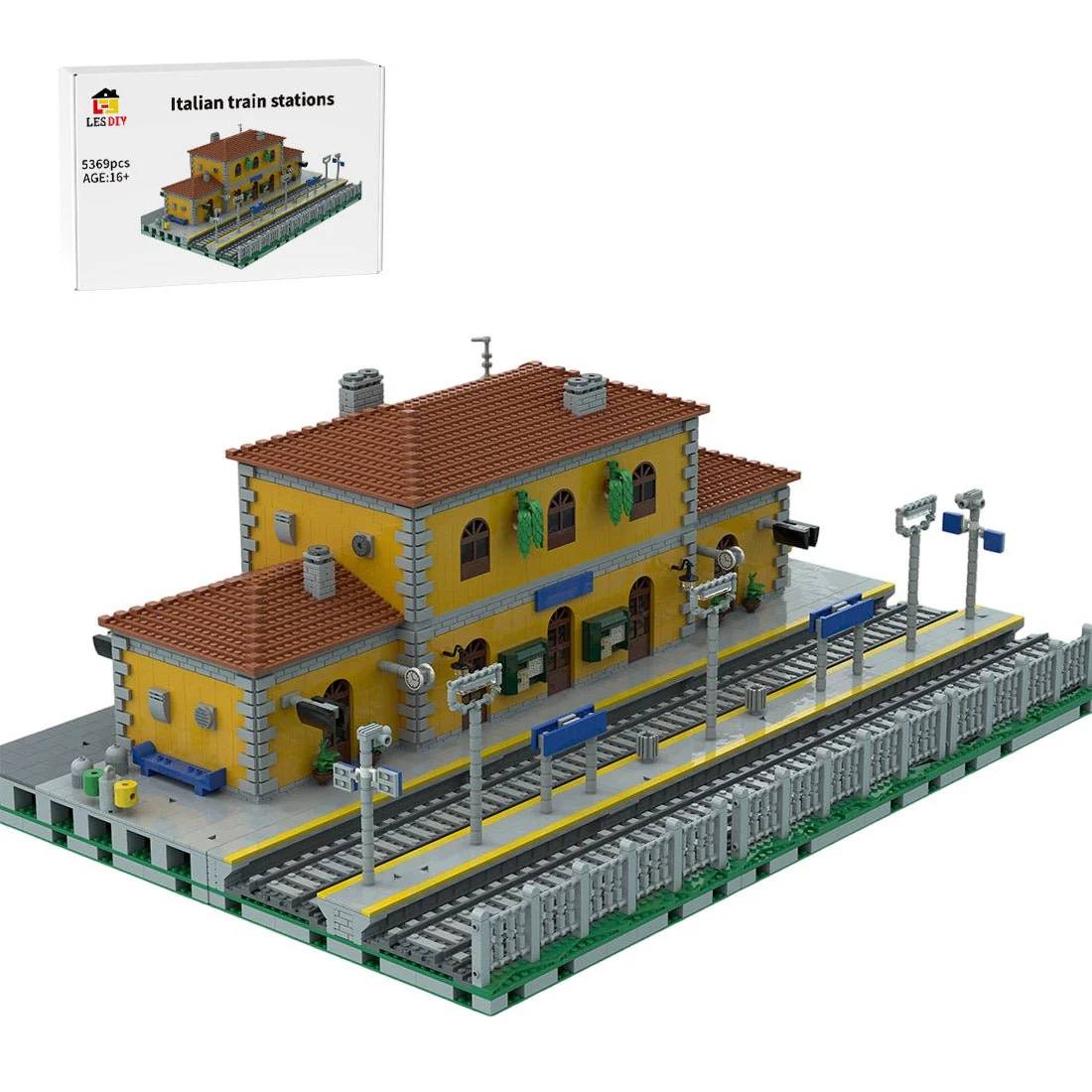 LesDiy Classic Italian Train Station • Set 3729586 • SetDB