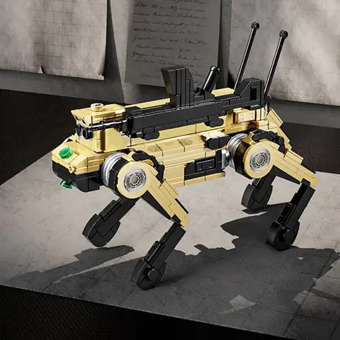 LEYI Mechanical Wolf • Set 66073 • SetDB • Merlins Bricks