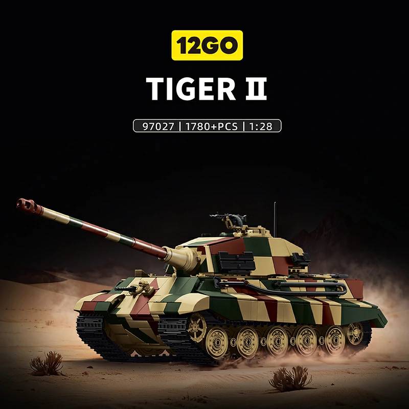 LEYI German Tiger II Heavy Tank • Set 97027 • SetDB
