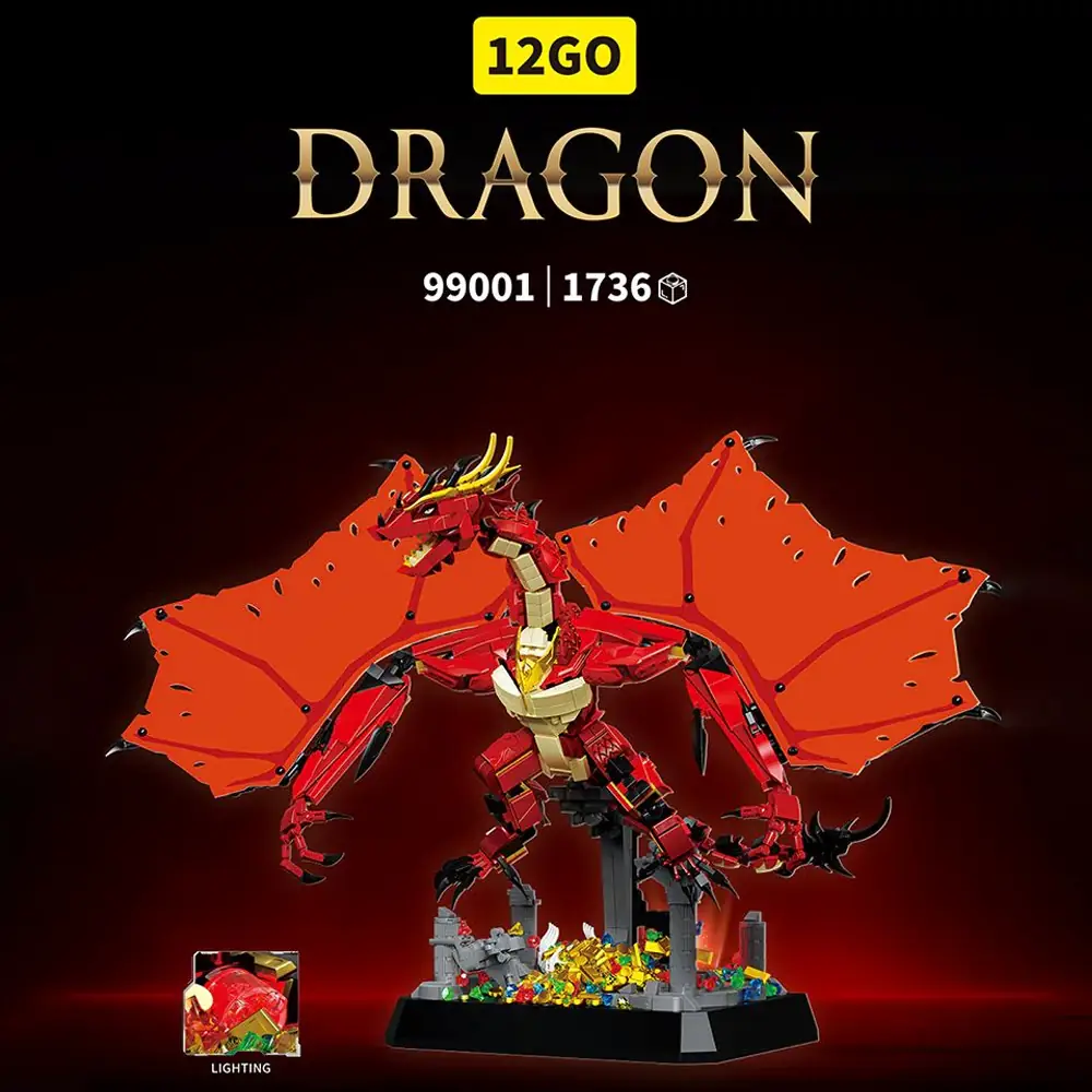 LEYI Red Dragon • Set 99001 • SetDB • Merlins Bricks