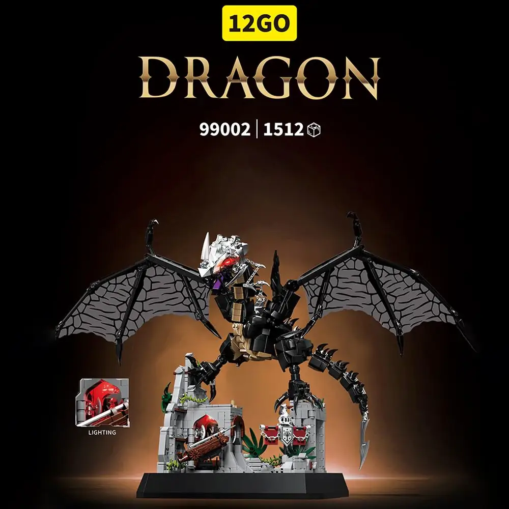 LEYI Black Dragon • Set 99002 • SetDB • Merlins Bricks