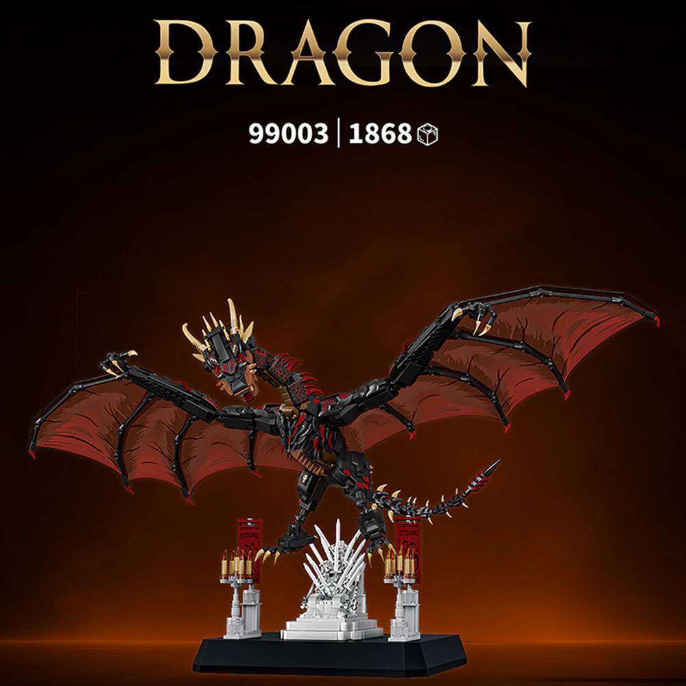 LEYI Black Dragon • Set 99003 • SetDB • Merlins Bricks