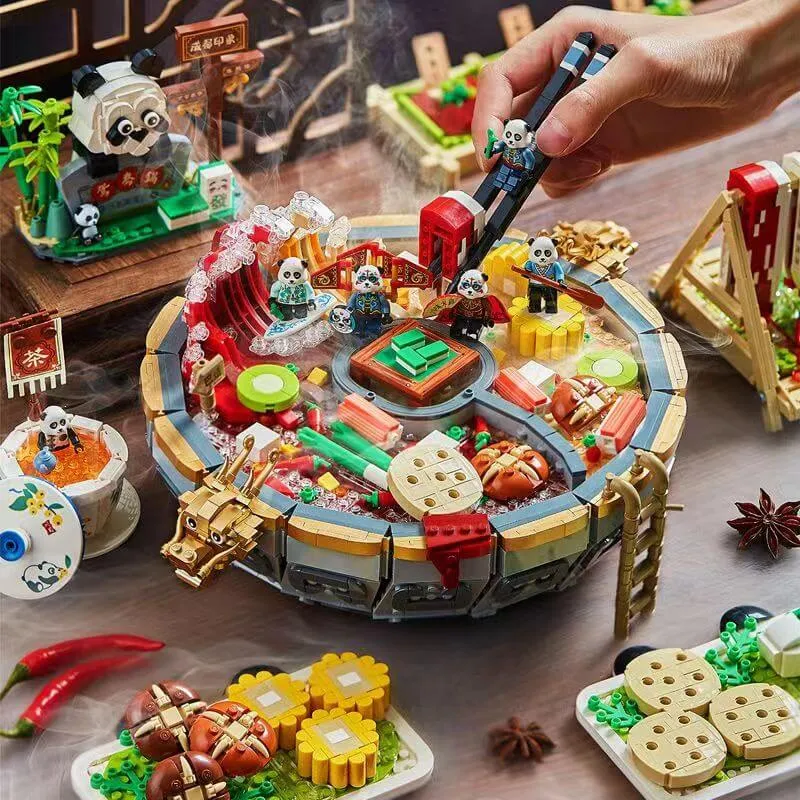 LOZ Sichuan Hot Pot • MINI BLOCKS • Set 1072 • SetDB