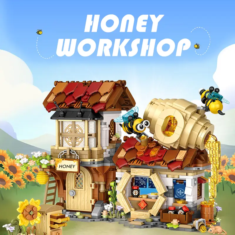 LOZ Honey workshop • MINI BLOCKS • Set 1943 • SetDB