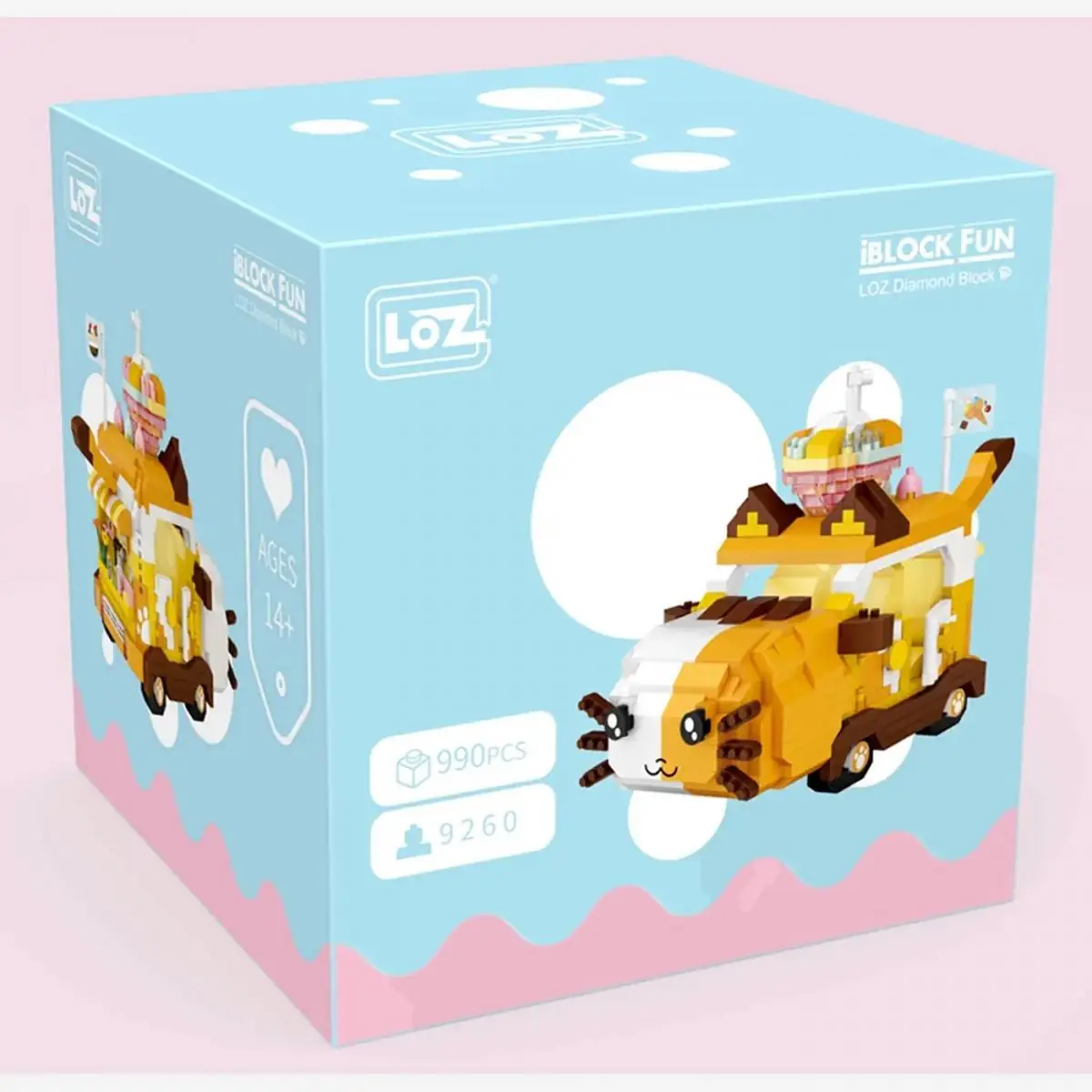 LOZ Cat Car • DIAMOND BLOCKS • Set 9260 • SetDB