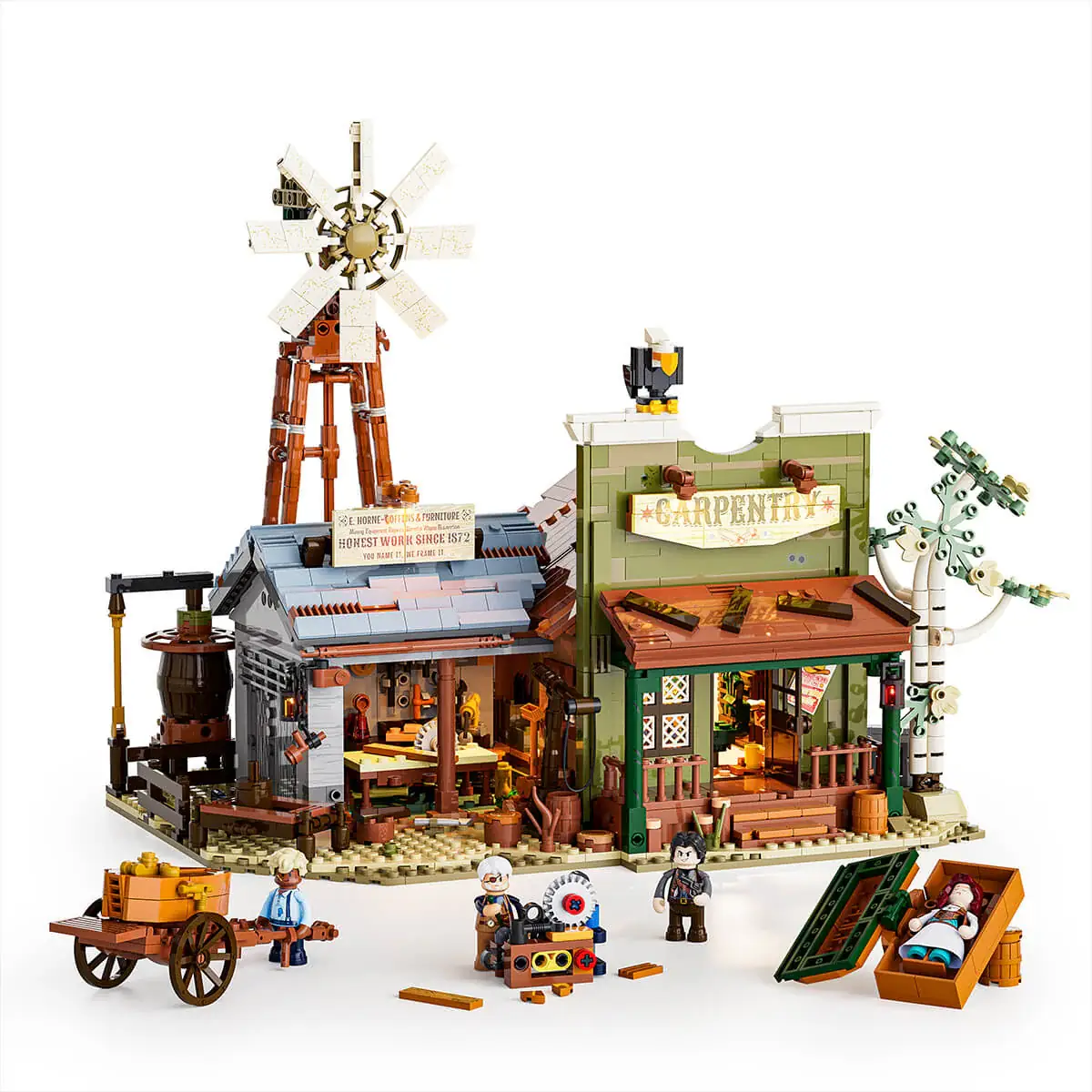 Lumibricks Old West Carpentry Workshop • Set 14015 • SetDB