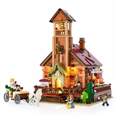 Lumibricks Wild West Meeting Hall • Set 14016 • SetDB