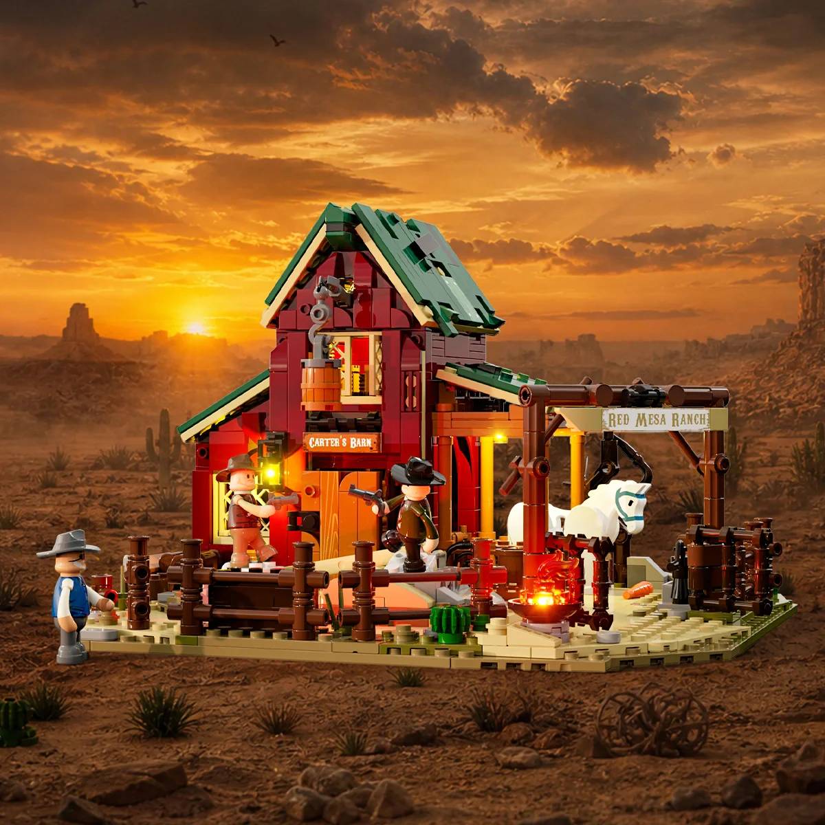 Lumibricks Wild West Ranch Duel • Set 14017 • SetDB