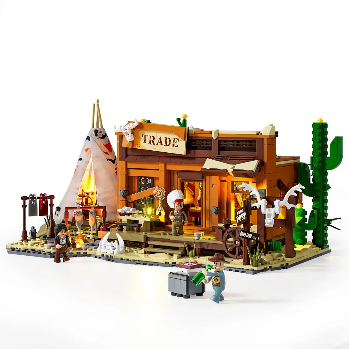 Lumibricks Western Fur Trading Post • Set 14018 • SetDB
