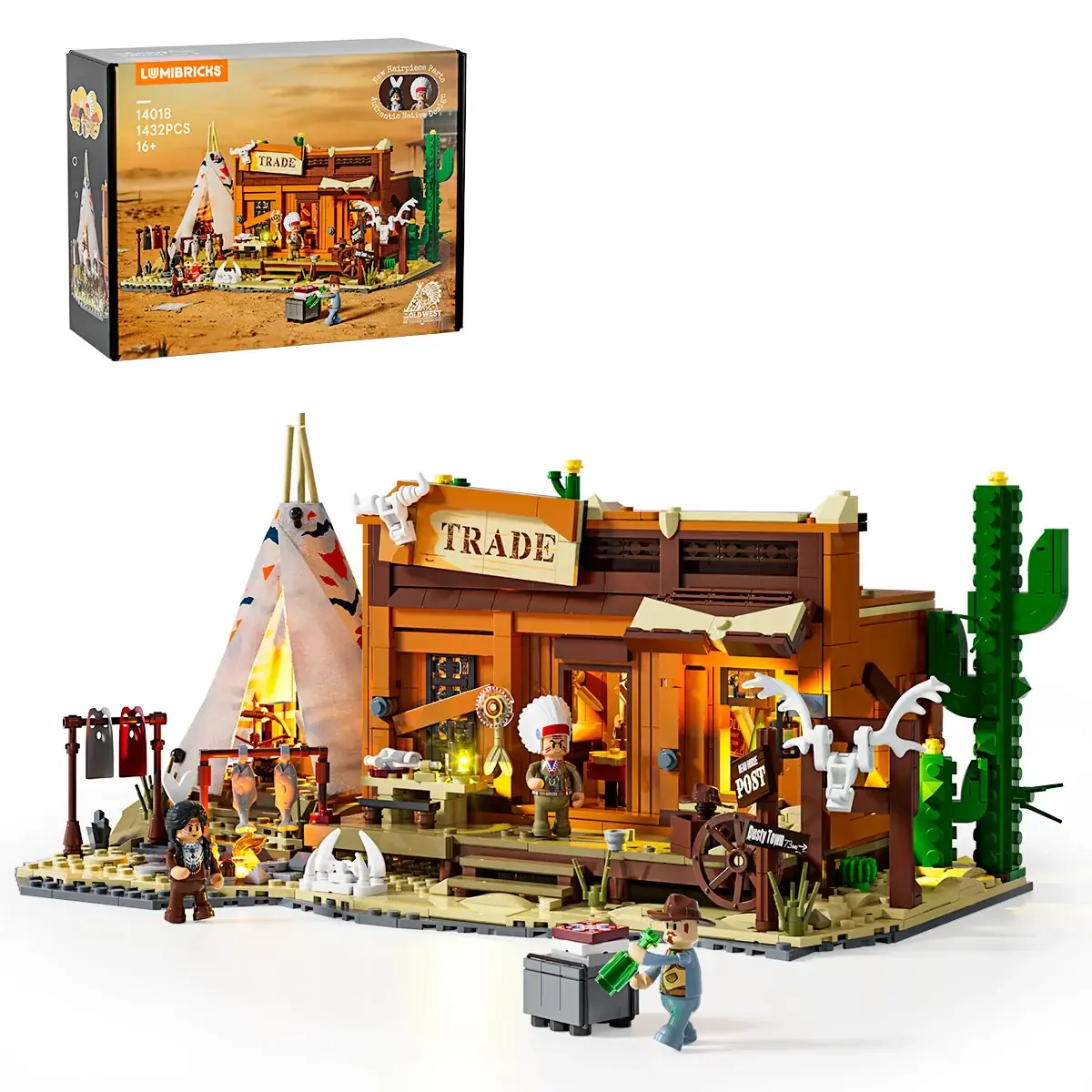 Lumibricks Western Fur Trading Post • Set 14018 • SetDB