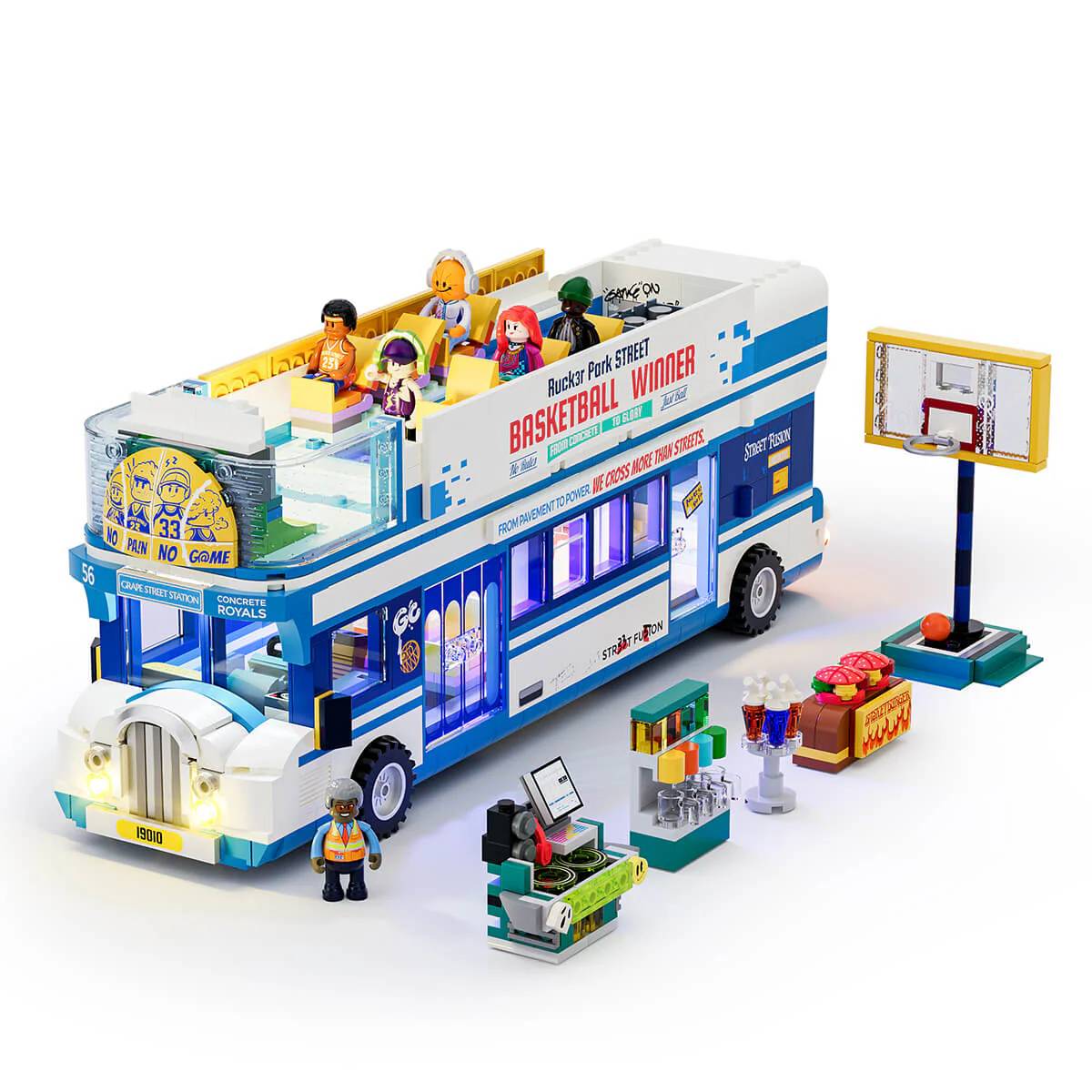 LUMiRiSE グッズセット Lumibricks Streetball Tour Bus • Set 19010 • SetDB
