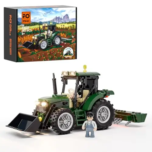 Lumibricks (Funwhole) Farm Tractor • Set F9025 • SetDB