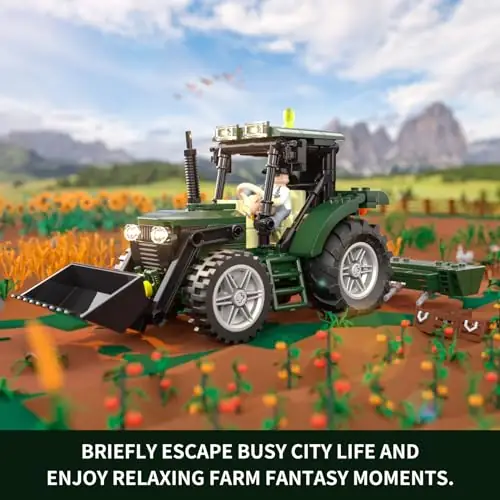 Lumibricks (Funwhole) Farm Tractor • Set F9025 • SetDB