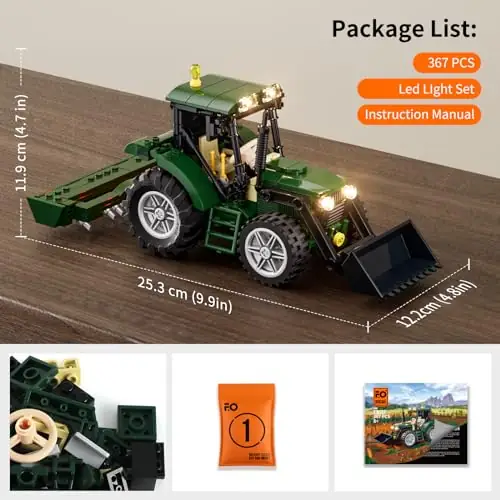 Lumibricks (Funwhole) Farm Tractor • Set F9025 • SetDB