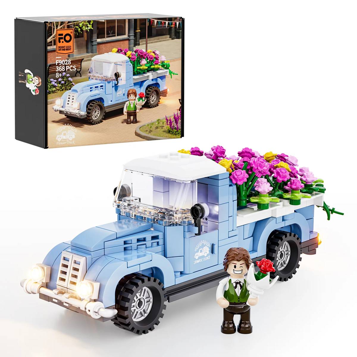 Lumibricks (Funwhole) Flower Truck • Set F9028 • SetDB