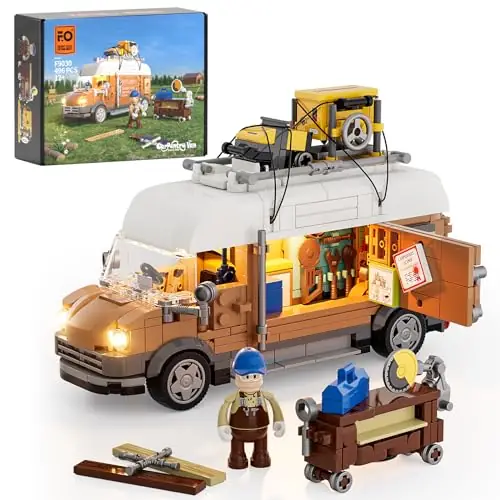 Lumibricks (Funwhole) Carpentry Van • Set F9030 • SetDB