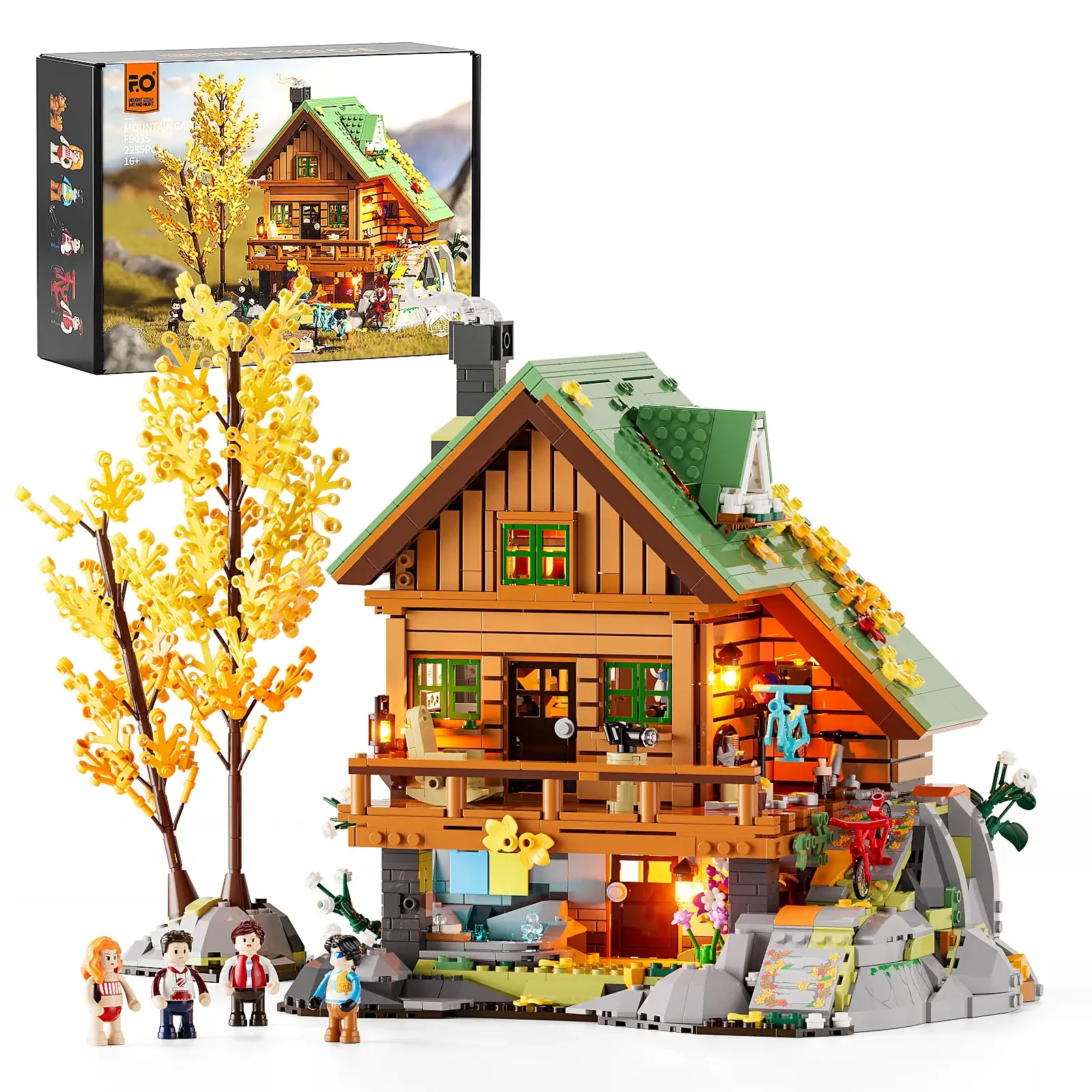 Lumibricks (Funwhole) Mountain Cabin • Set F9035 • SetDB