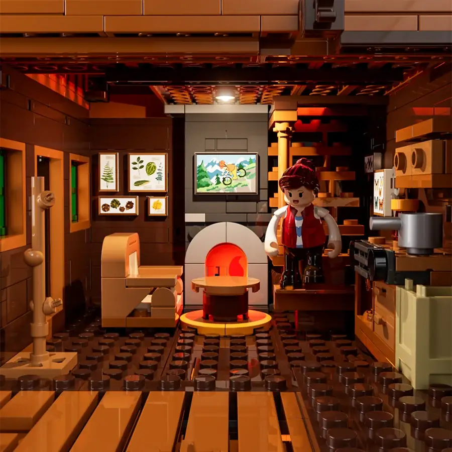 Lumibricks (Funwhole) Mountain Cabin • Set F9035 • SetDB