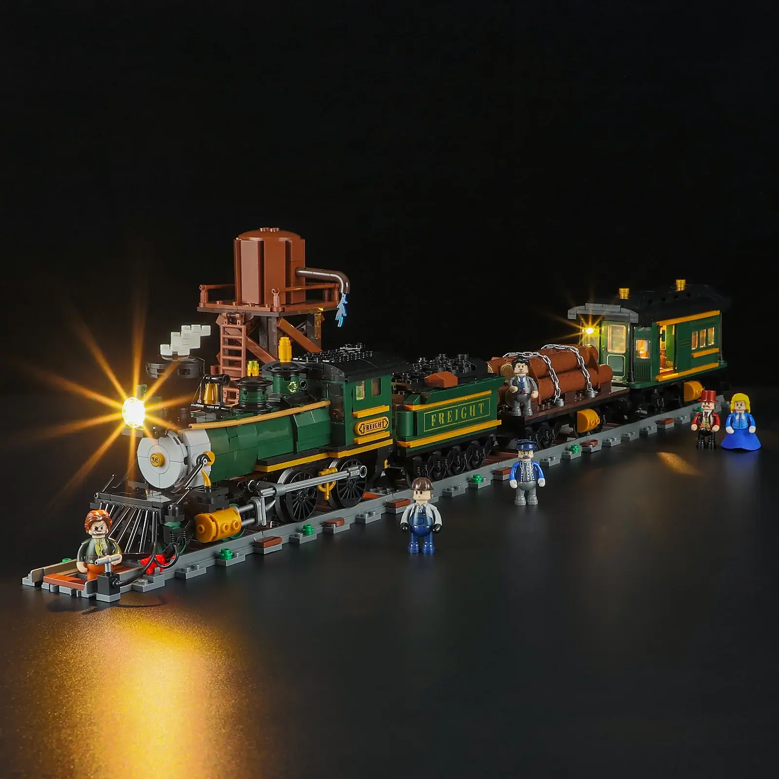 Lumibricks (Funwhole) Western Freight Train • Set F9036