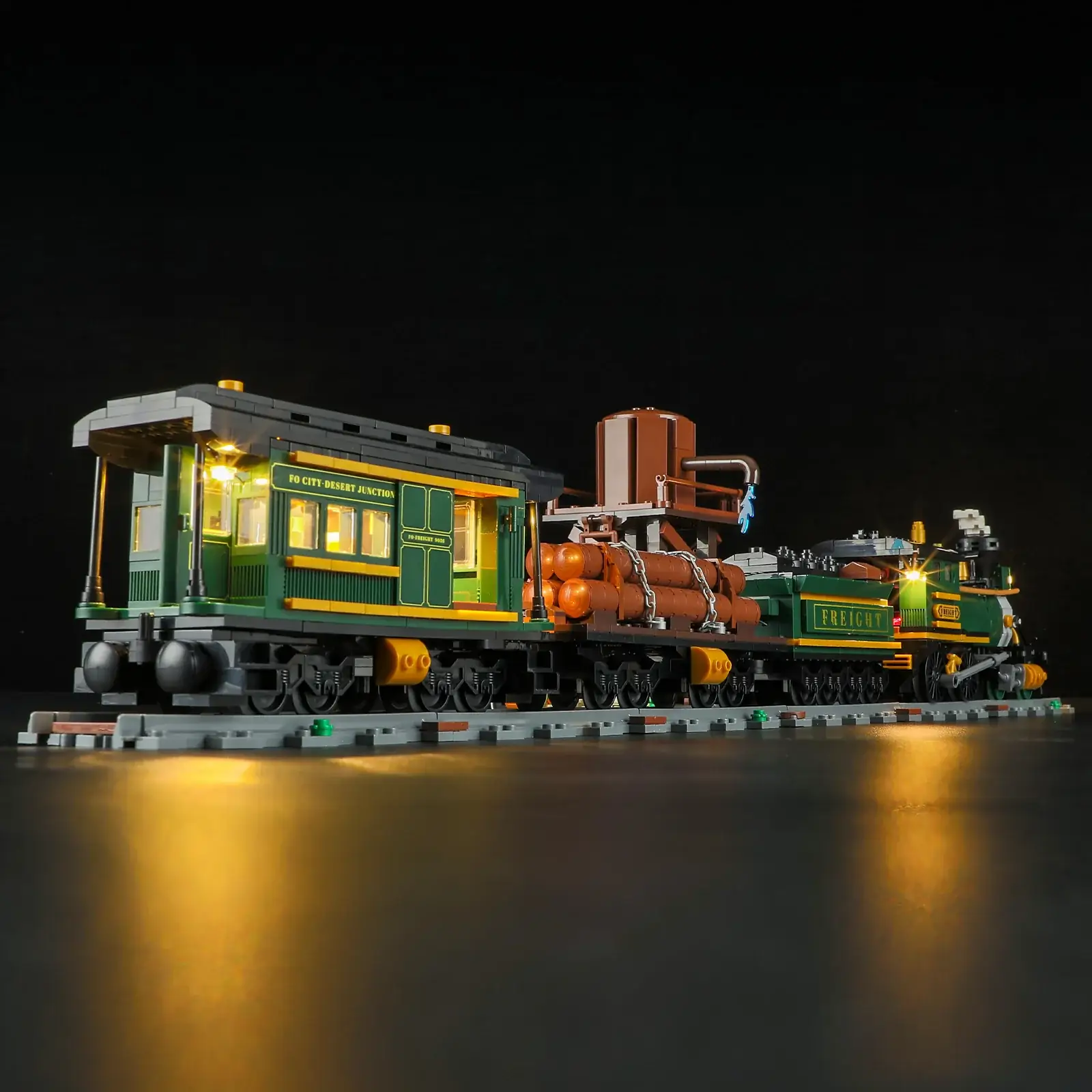 Lumibricks (Funwhole) Western Freight Train • Set F9036