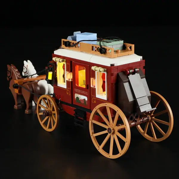 Lumibricks (Funwhole) Western Stagecoach • Set F9052 • SetDB