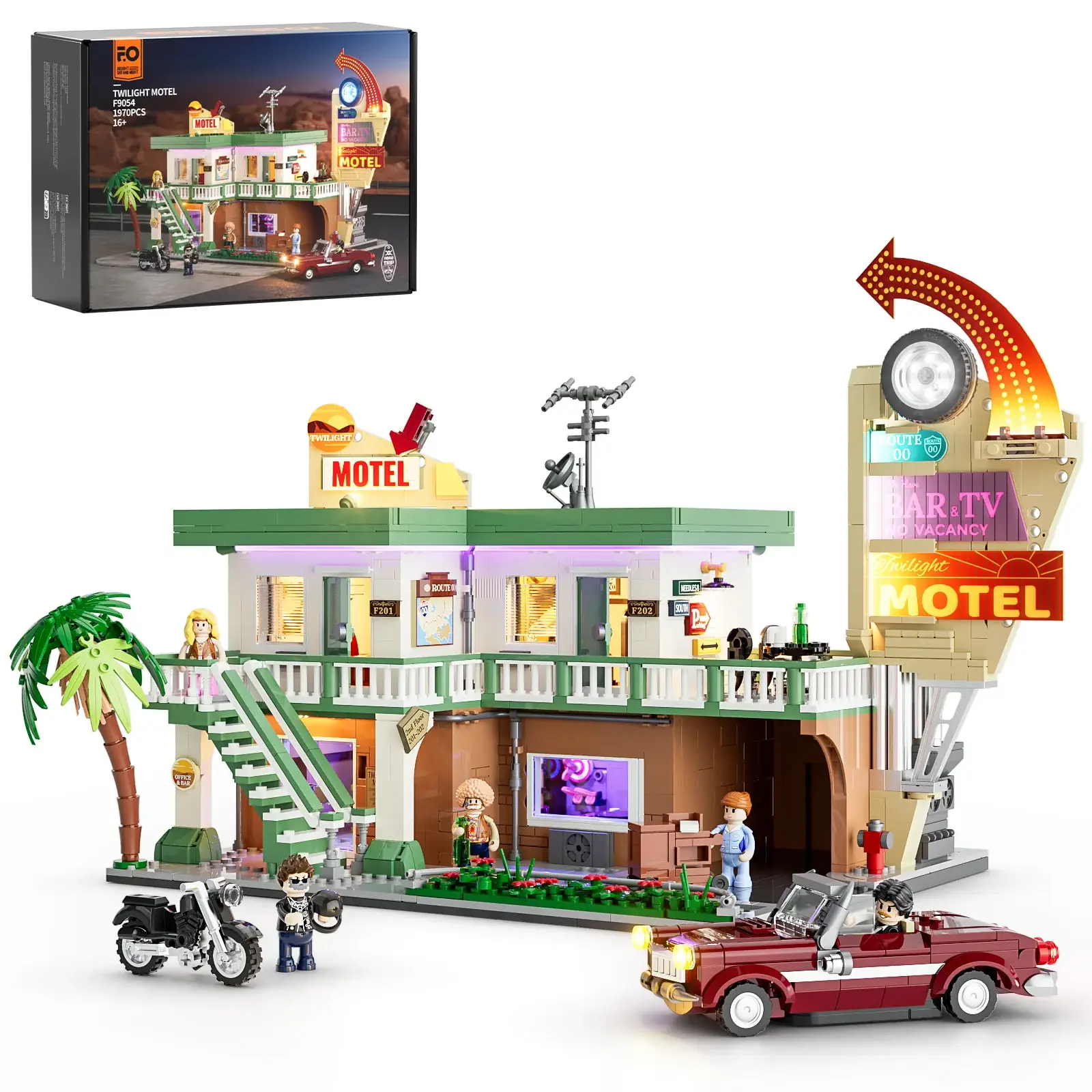 Supernatural 5形態セット タワレコ限定フォカ付 未開封 Lumibricks (Funwhole) Twilight Motel • Set F9054 • SetDB