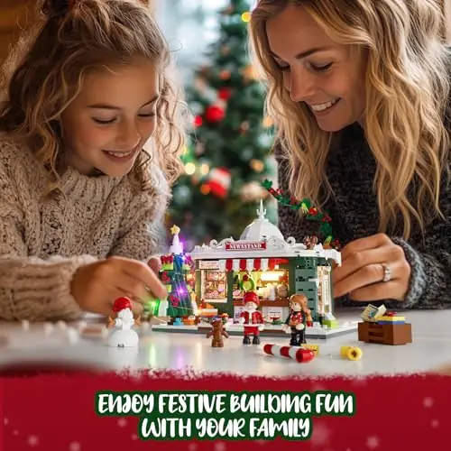 Lumibricks (Funwhole) Christmas Newsstand • Set F9055