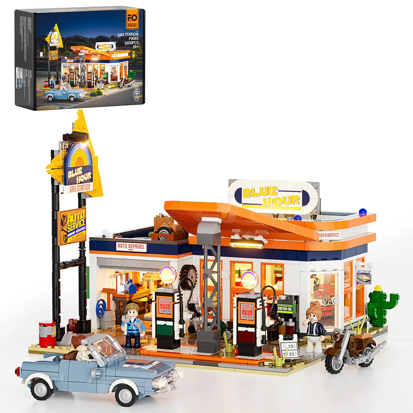 Lumibricks (Funwhole) Gas Station • Set F9065 • SetDB
