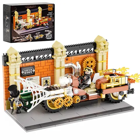 Lumibricks (Funwhole) Steampunk Motorcycle Pursuit