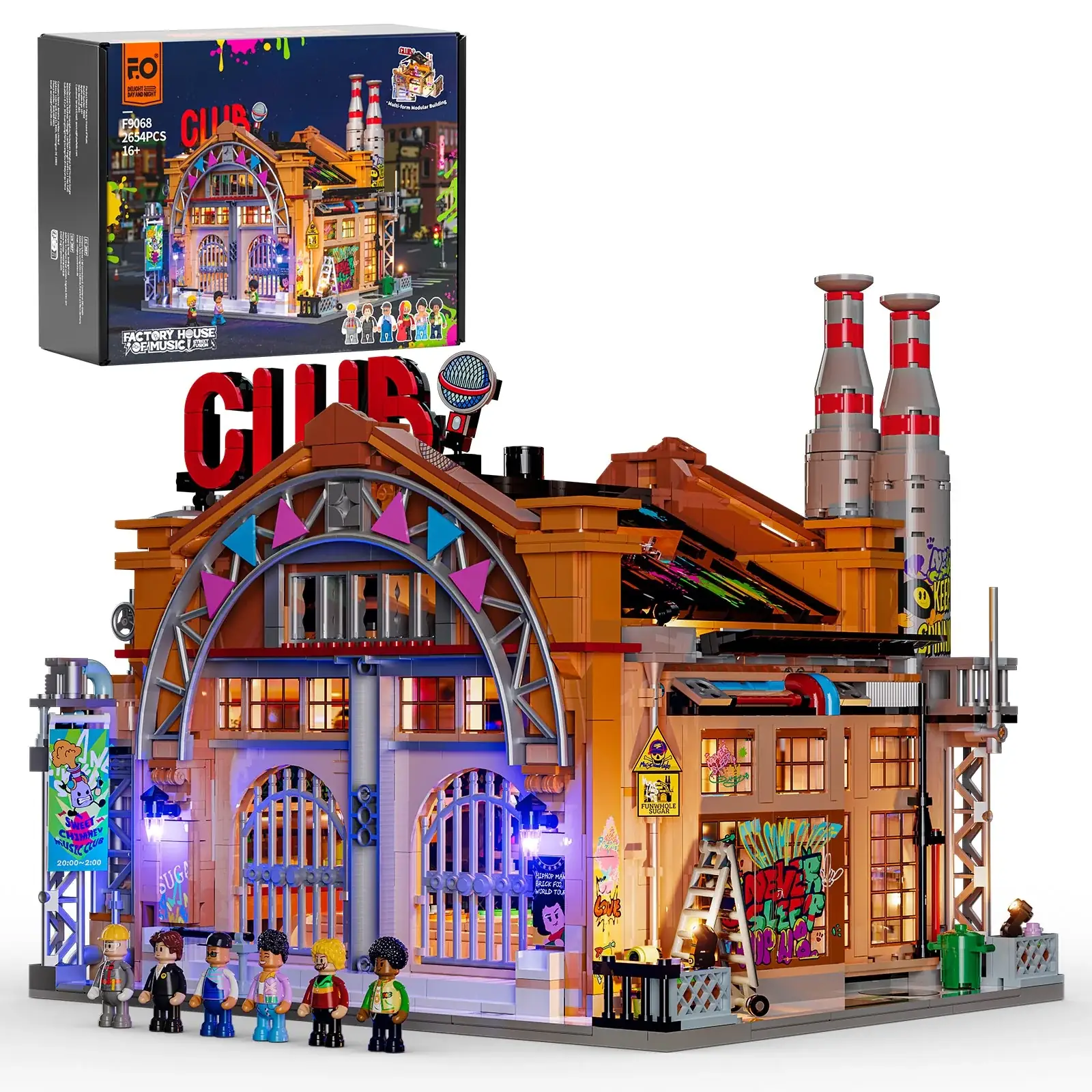 ⭐︎フラーハウス フルハウス　セット Lumibricks (Funwhole) Factory House of Music • Set F9068