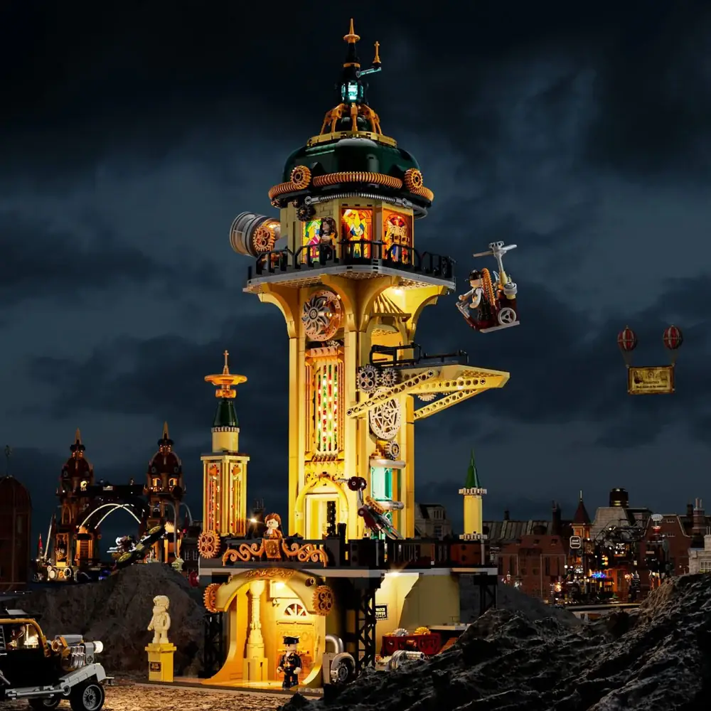 Lumibricks (Funwhole) Steampunk Watch Tower • Set F9070