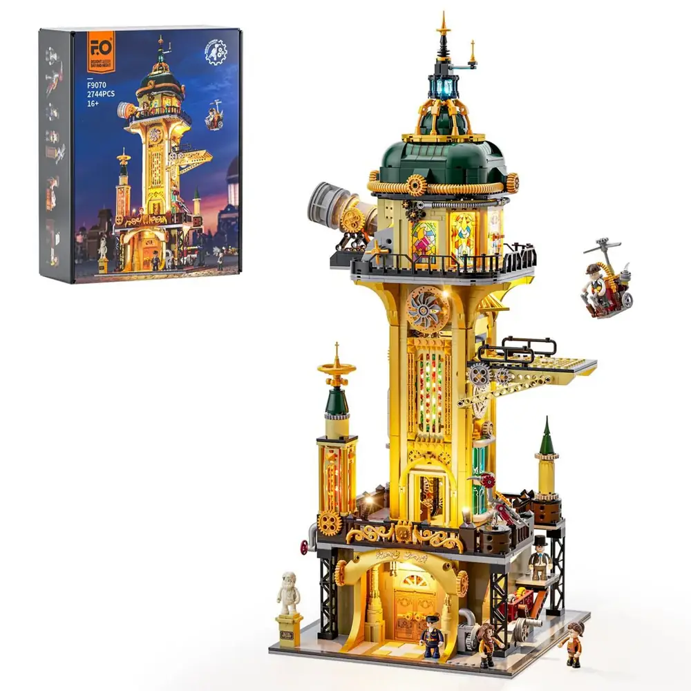 Lumibricks (Funwhole) Steampunk Watch Tower • Set F9070