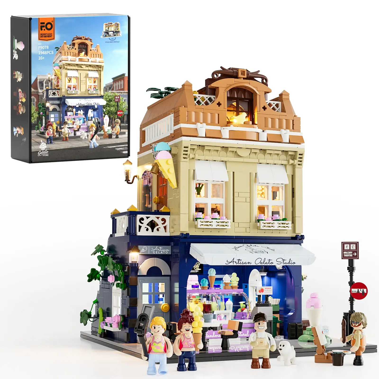 Lumibricks (Funwhole) Ice cream shop • Set F9078 • SetDB