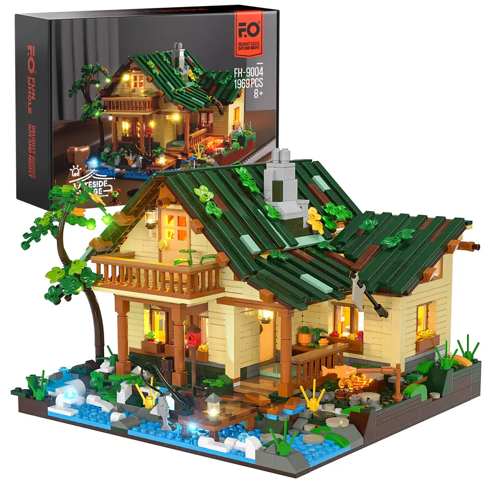 Lumibricks (Funwhole) Lakeside Lodge • Set FH9004 • SetDB