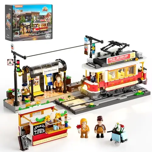 Lumibricks Heritage Tram and Station • Set L9084 • SetDB