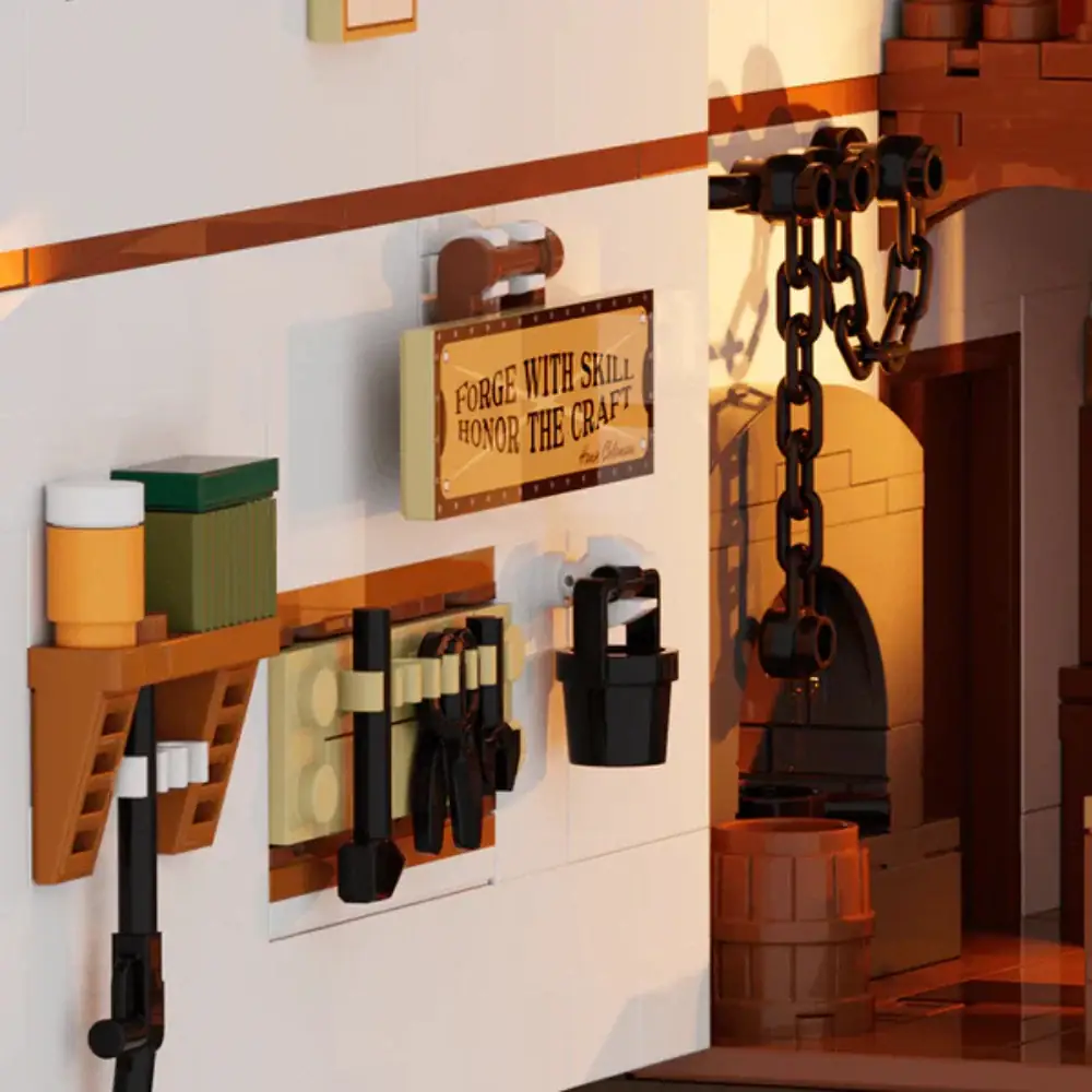 Lumibricks Old West Blacksmith • Set L9089 • SetDB