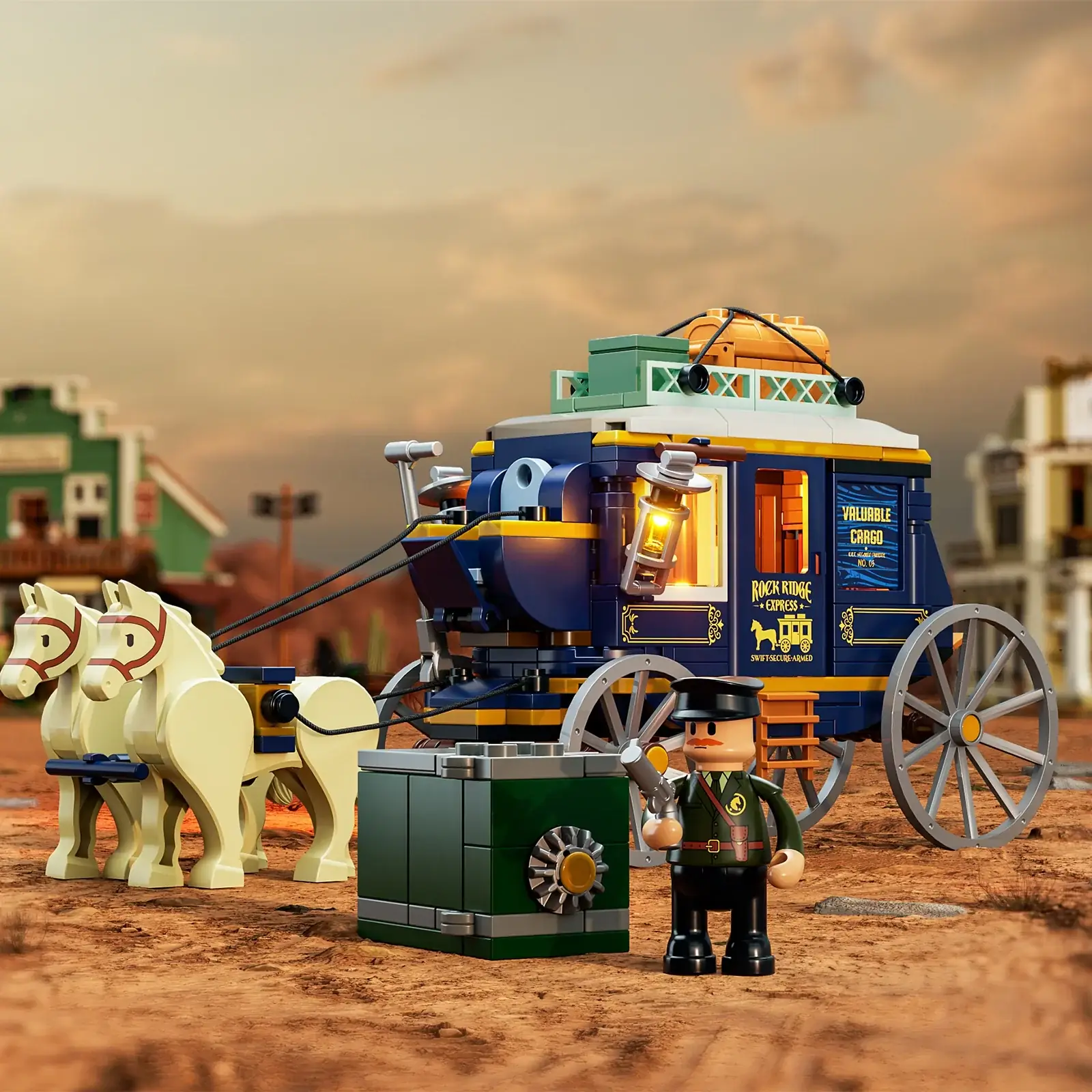 ジュビランエルコレクション Lumibricks Treasure Stagecoach • Set L9099 • SetDB